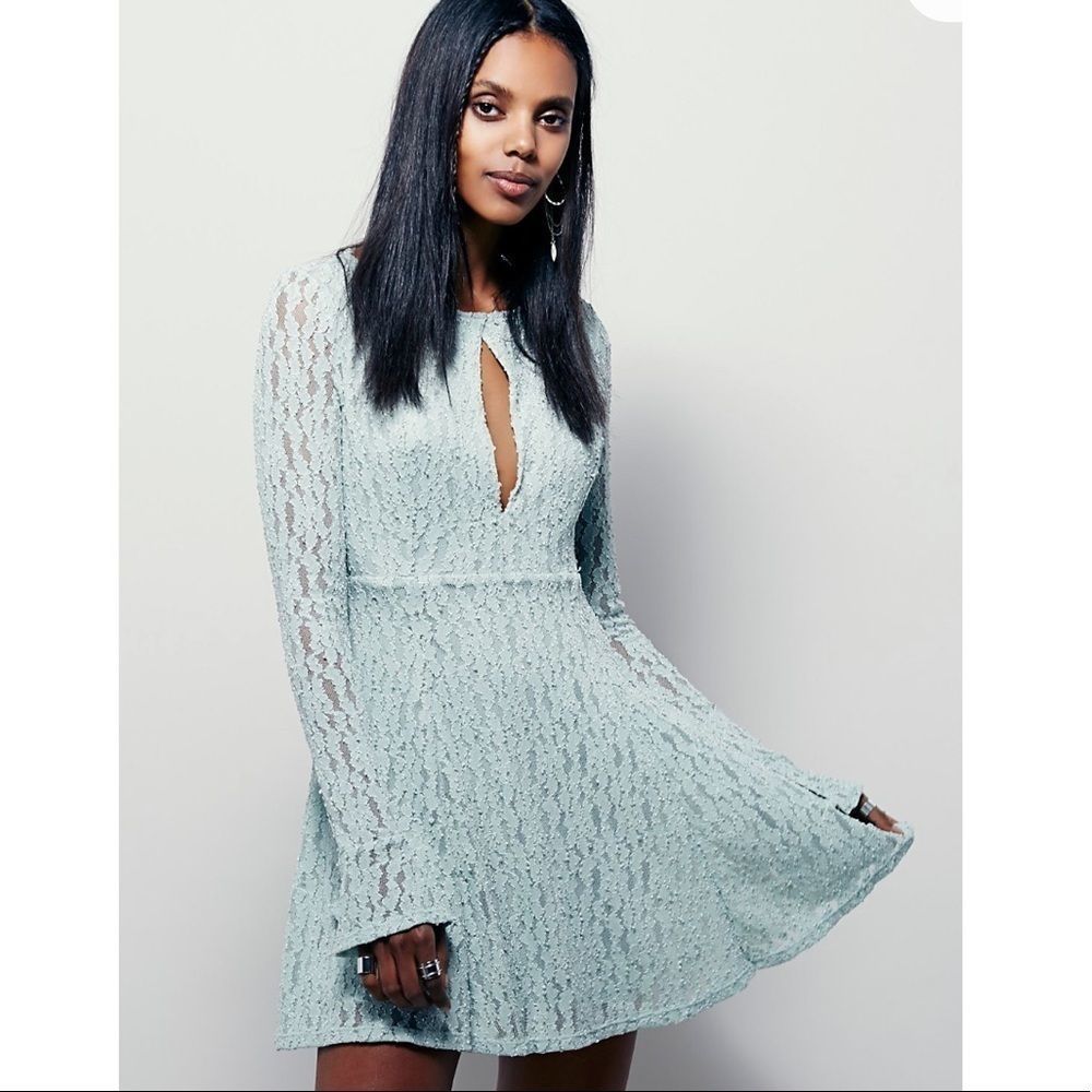 Free People Teen Witch Stretch Lace Dress NWT